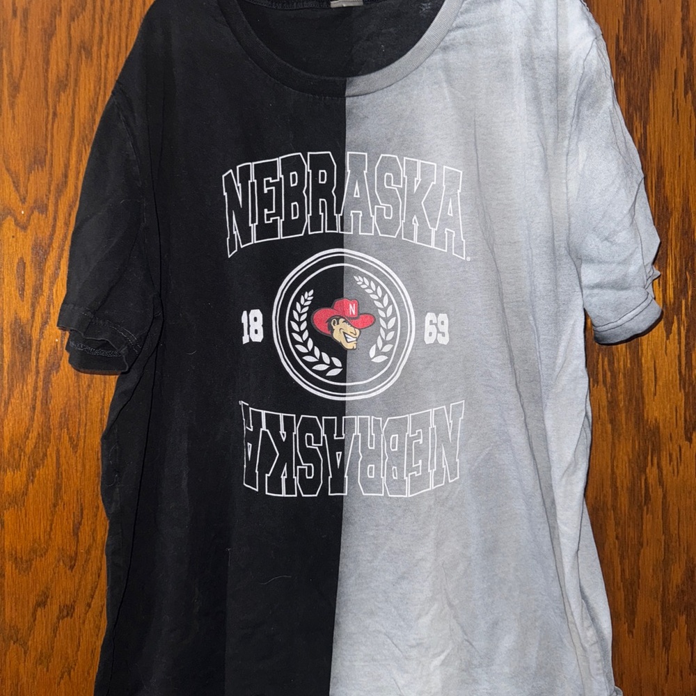 Nebraska Split Graphic T-Shirt